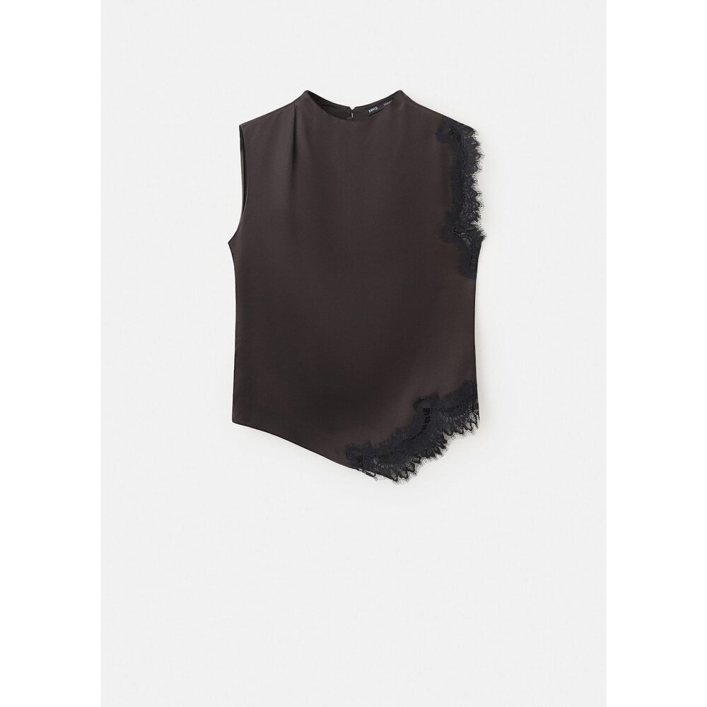Lace trim top